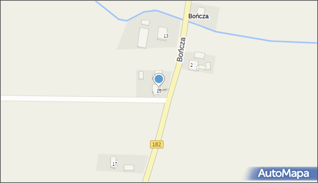 Lubasz, Bończa, 15, mapa Lubasz