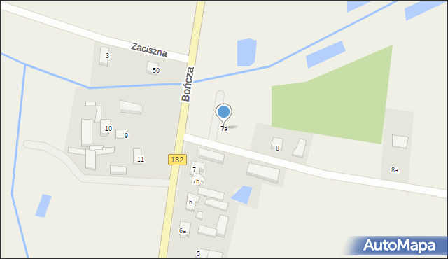 Lubasz, Bończa, 7a, mapa Lubasz