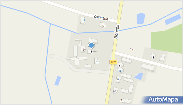 Lubasz, Bończa, 9, mapa Lubasz