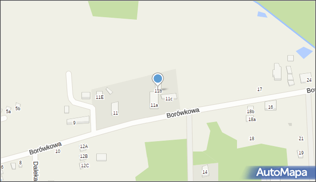 Lubiatowo, Borówkowa, 11b, mapa Lubiatowo