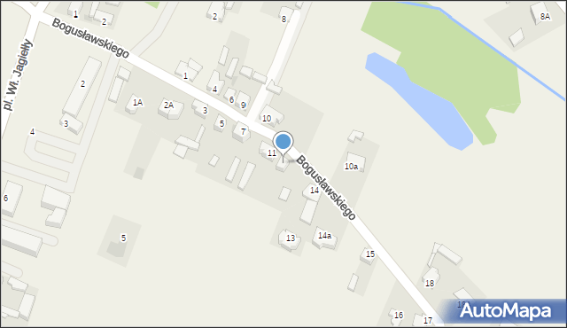 Lubochnia, Bogusławskiego, 12, mapa Lubochnia