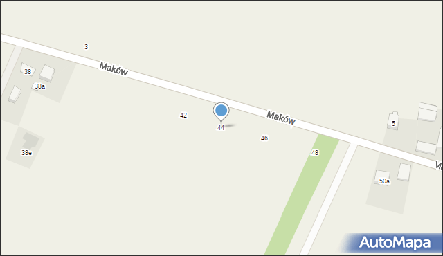 Maków, Bogusławska, 44, mapa Maków