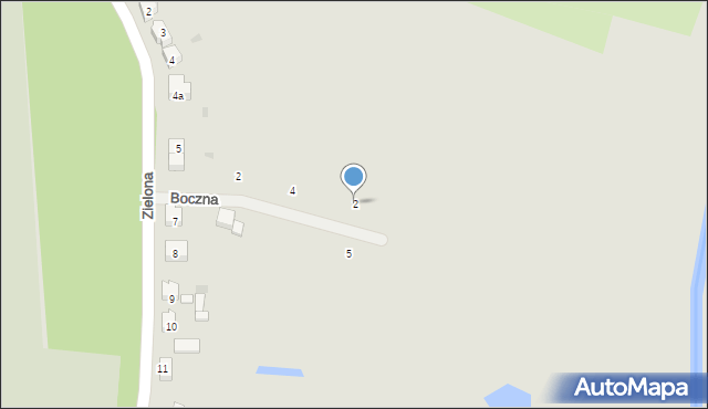 Miastko, Boczna, 2, mapa Miastko