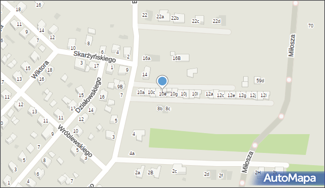 Mielec, Boguszewskiej, 10e, mapa Mielca