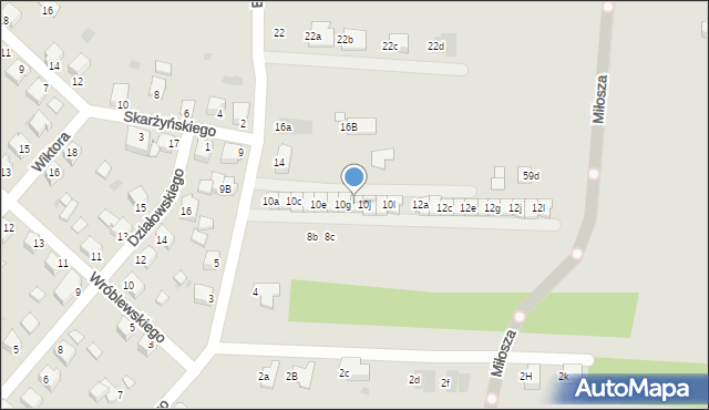 Mielec, Boguszewskiej, 10h, mapa Mielca