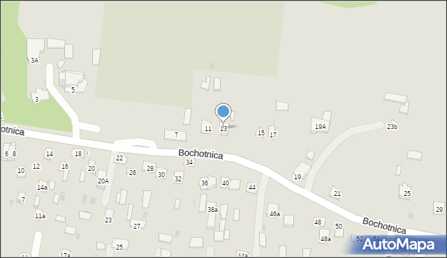 Nałęczów, Bochotnica, 13, mapa Nałęczów