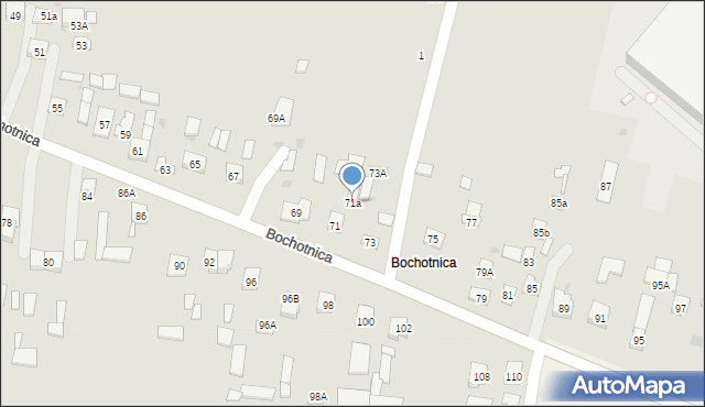 Nałęczów, Bochotnica, 71a, mapa Nałęczów