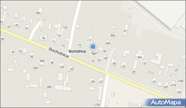 Nałęczów, Bochotnica, 79A, mapa Nałęczów