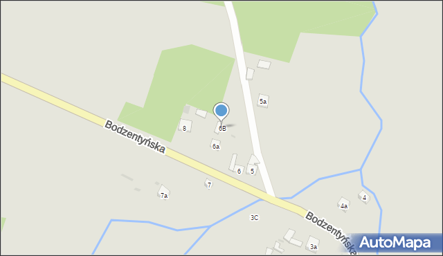 Nowa Słupia, Bodzentyńska, 6B, mapa Nowa Słupia