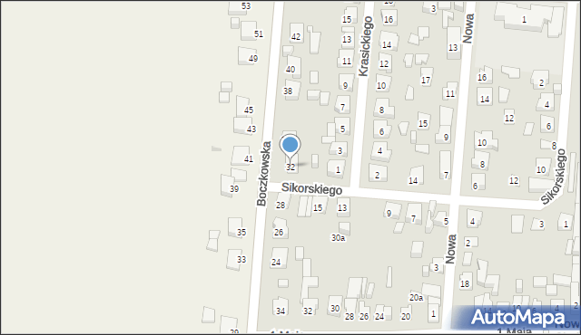 Nowe Skalmierzyce, Boczkowska, 32, mapa Nowe Skalmierzyce