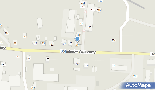 Nowogard, Bohaterów Warszawy, 29, mapa Nowogard