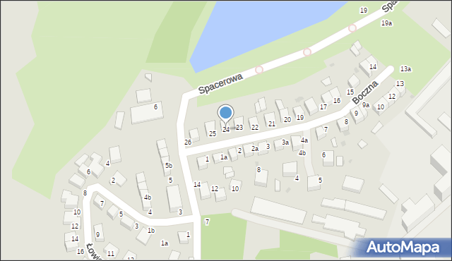 Oleśnica, Boczna, 24, mapa Oleśnica