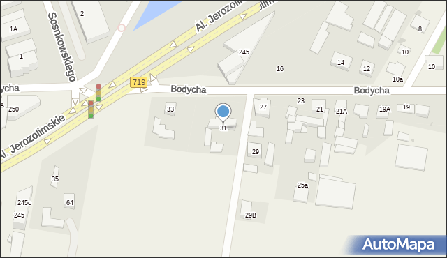 Opacz-Kolonia, Bodycha Stanisława, 31, mapa Opacz-Kolonia