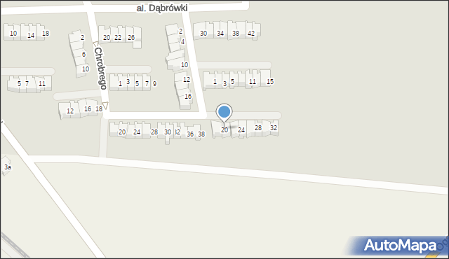 Opoczno, Bolesława Krzywoustego, 20, mapa Opoczno