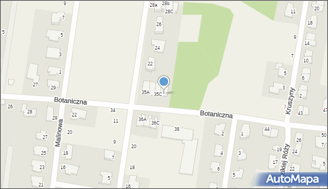 Osielsko, Botaniczna, 35D, mapa Osielsko