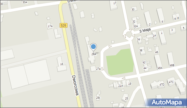 Pasłęk, Bohaterów Westerplatte, 29A, mapa Pasłęk