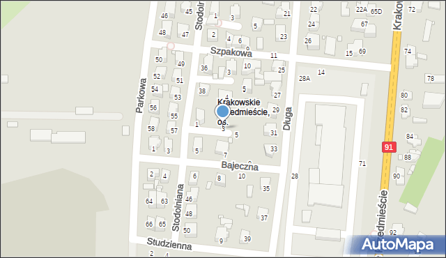 Piotrków Trybunalski, Botaniczna, 3, mapa Piotrków Trybunalski