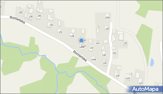 Poręba Spytkowska, Bocheńska, 146a, mapa Poręba Spytkowska