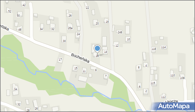 Poręba Spytkowska, Bocheńska, 18, mapa Poręba Spytkowska