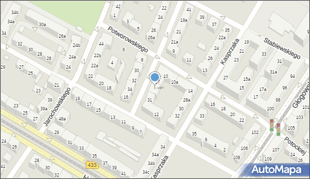 Poznań, Bogusławskiego Wojciecha, 29, mapa Poznania