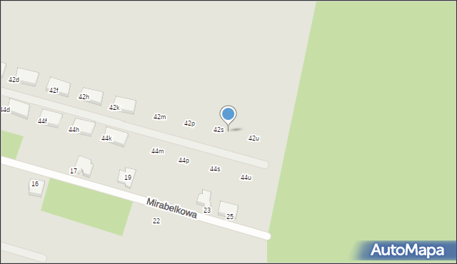 Poznań, Bobrownicka, 42t, mapa Poznania