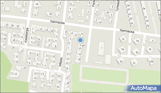 Poznań, Bortnowskiego Władysława, gen., 8, mapa Poznania