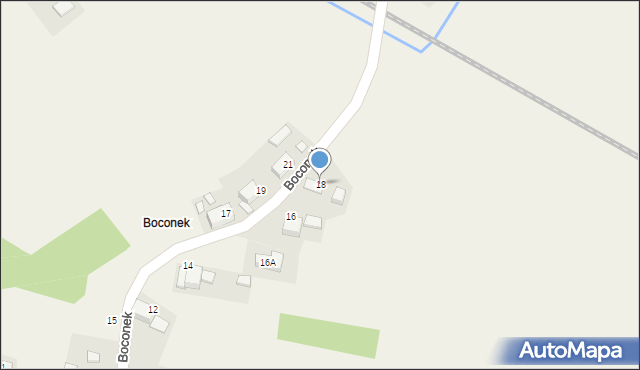 Przeciszów, Boconek, 18, mapa Przeciszów