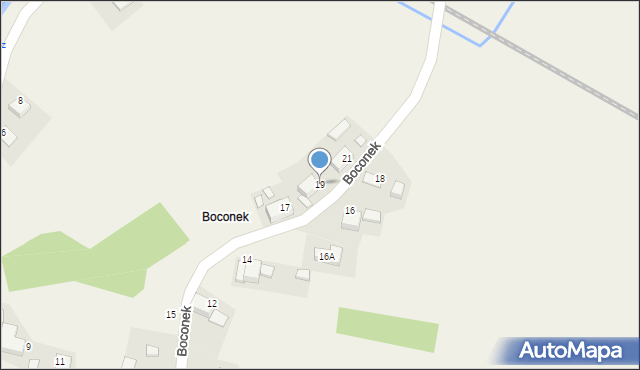 Przeciszów, Boconek, 19, mapa Przeciszów