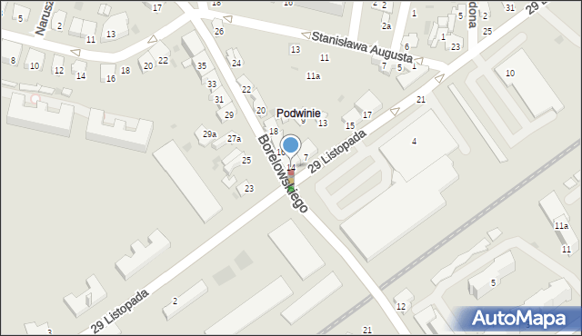 Przemyśl, Borelowskiego Marcina, płk., 14, mapa Przemyśla