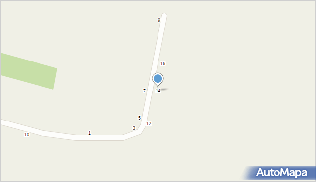 Psucin, Boczna, 14, mapa Psucin