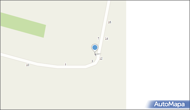 Psucin, Boczna, 5, mapa Psucin