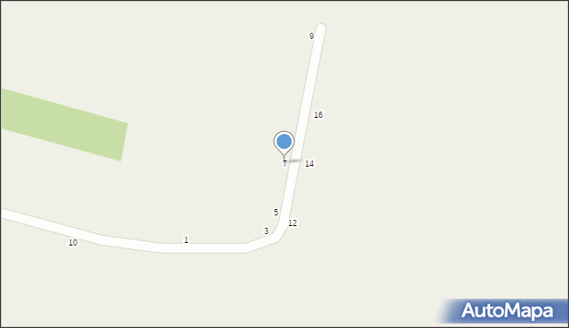Psucin, Boczna, 7, mapa Psucin