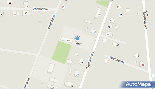 Rogoźno, Boguniewska, 32B, mapa Rogoźno