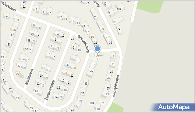 Rotmanka, Borówkowa, 23, mapa Rotmanka