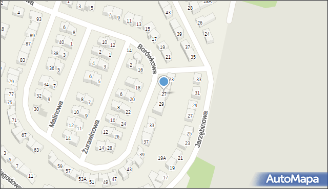 Rotmanka, Borówkowa, 27, mapa Rotmanka