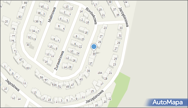 Rotmanka, Borówkowa, 33, mapa Rotmanka