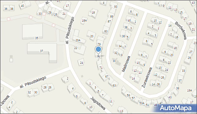 Rotmanka, Borówkowa, 75, mapa Rotmanka