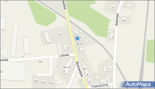 Ruszów, Borowska, 10, mapa Ruszów