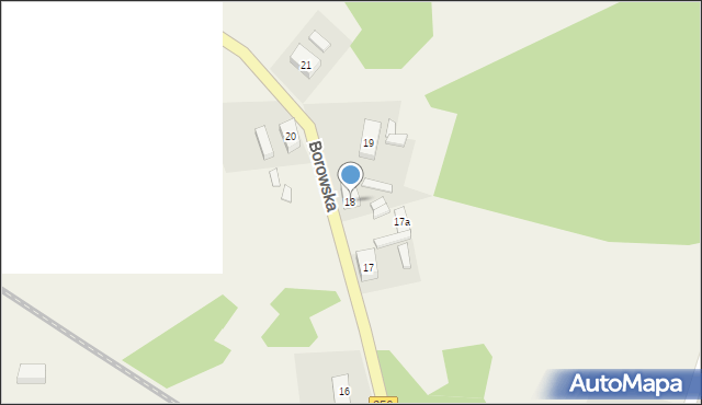 Ruszów, Borowska, 18, mapa Ruszów