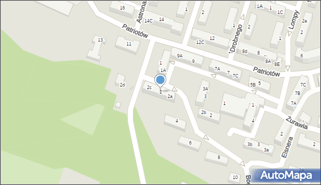 Rybnik, Bogusławskiego Wojciecha, 2, mapa Rybnika