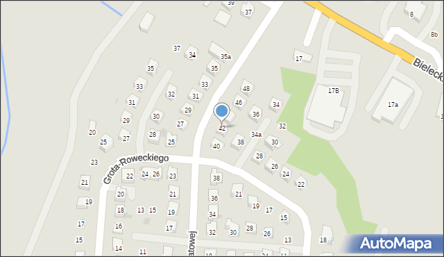 Rymanów, Bohaterów II Wojny Światowej, 42, mapa Rymanów