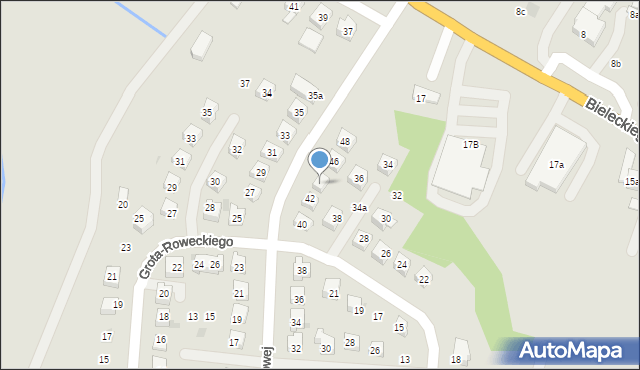 Rymanów, Bohaterów II Wojny Światowej, 44, mapa Rymanów