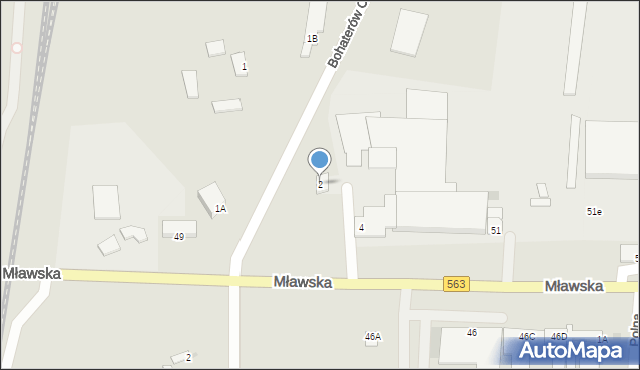 Rypin, Bohaterów Czerwca 1956 r., 2, mapa Rypin