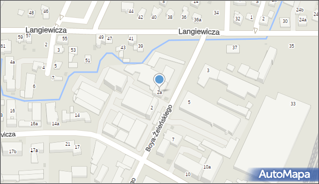 Rzeszów, Boya-Żeleńskiego Tadeusza, 2a, mapa Rzeszów