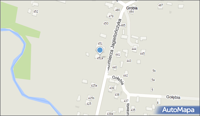 Sędziszów Małopolski, Borek Wielki, 451a, mapa Sędziszów Małopolski