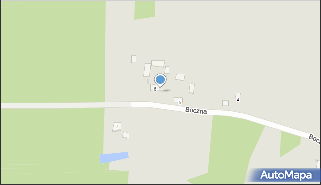 Siedliszcze, Boczna, 6a, mapa Siedliszcze