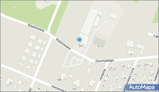 Sierpc, Bojanowska, 2A, mapa Sierpc