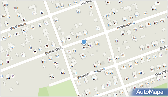 Skarżysko-Kamienna, Bobowskich, 70, mapa Skarżysko-Kamienna