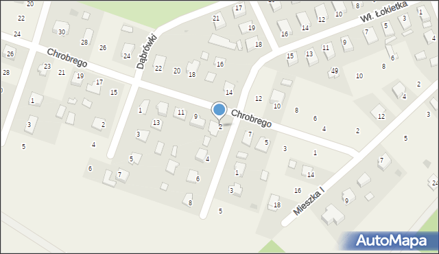 Skopanie, Bolesława Śmiałego, 2, mapa Skopanie