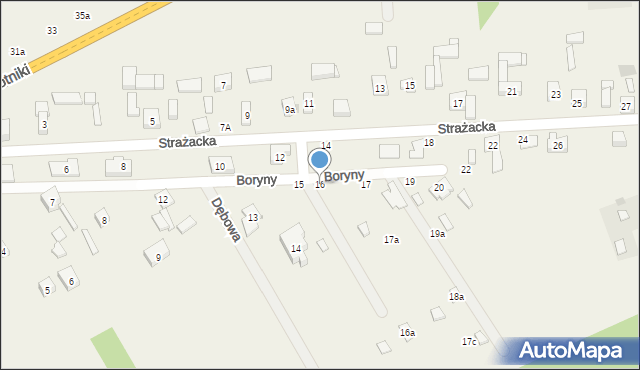 Skotniki, Boryny, 16, mapa Skotniki